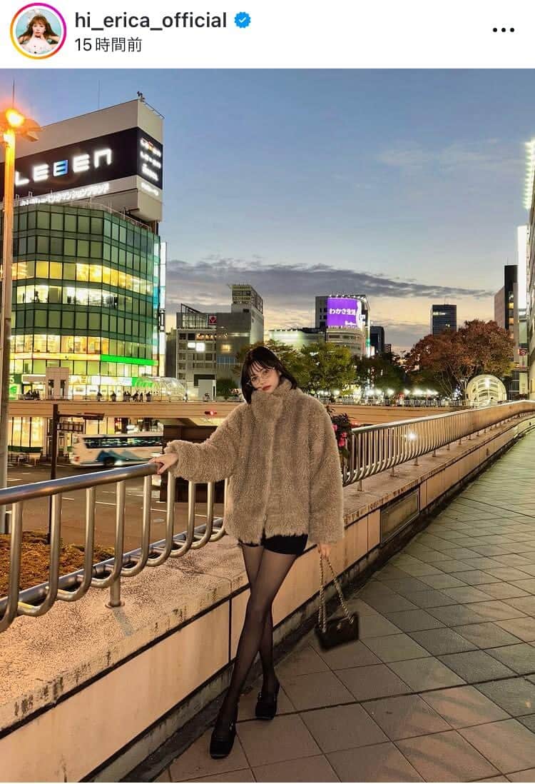 村上愛花さんのインスタグラム（＠hi_erica_official）より