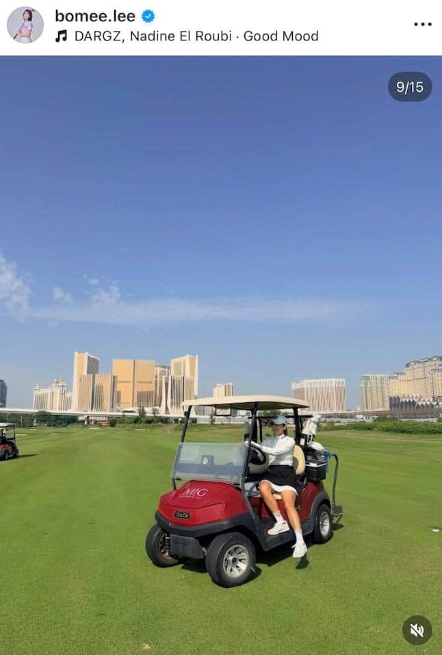 イ・ボミさんのインスタグラム（＠bomee.lee）より