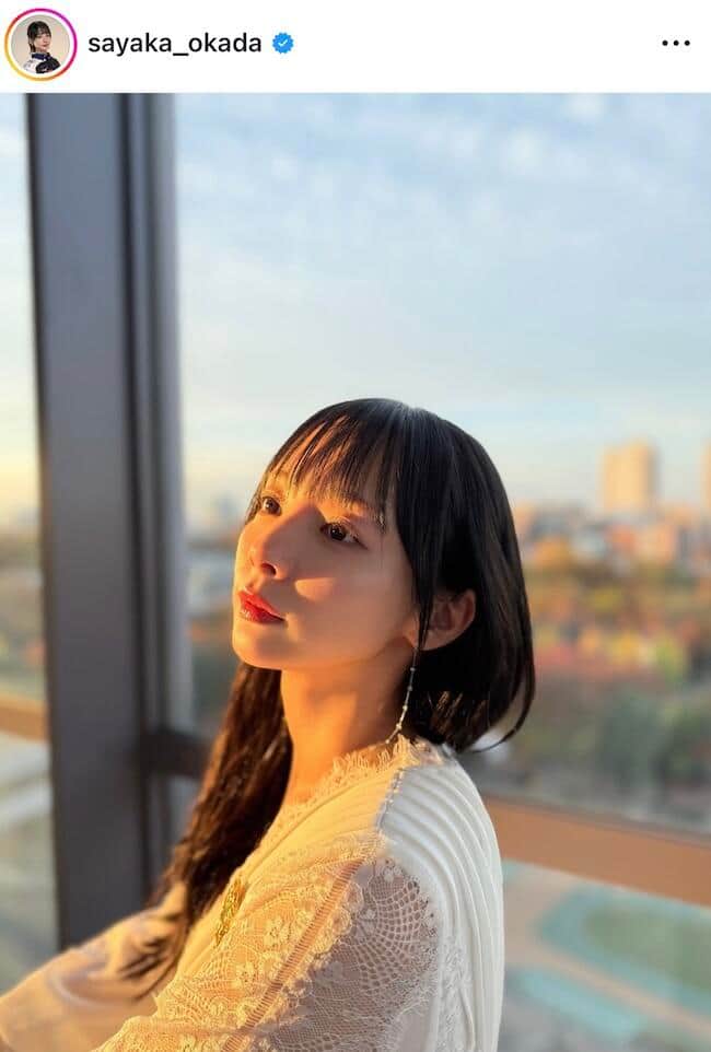 岡田紗佳さんのインスタグラム（＠sayaka_okada）より