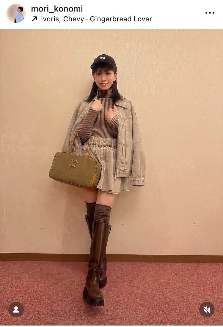 杜このみさんのインスタグラム（＠mori_konomi）より