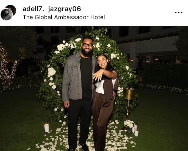 ジョー・アデル選手のインスタグラム（＠adell7）より