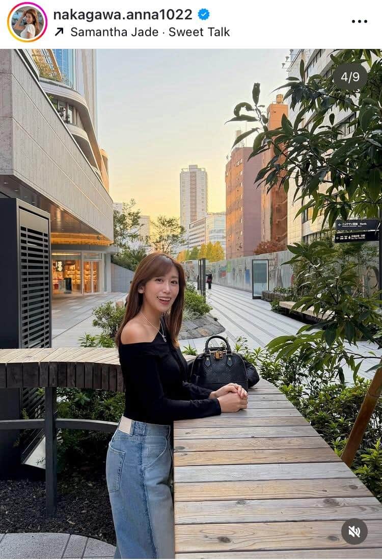 中川安奈さんのインスタグラム（＠nakagawa.anna1022）より