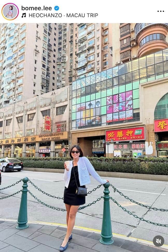 イ・ボミさんのインスタグラム（＠bomee.lee）より