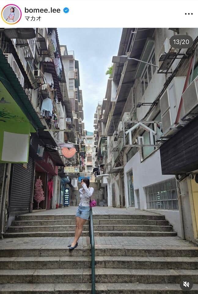 イ・ボミさんのインスタグラム（＠bomee.lee）より