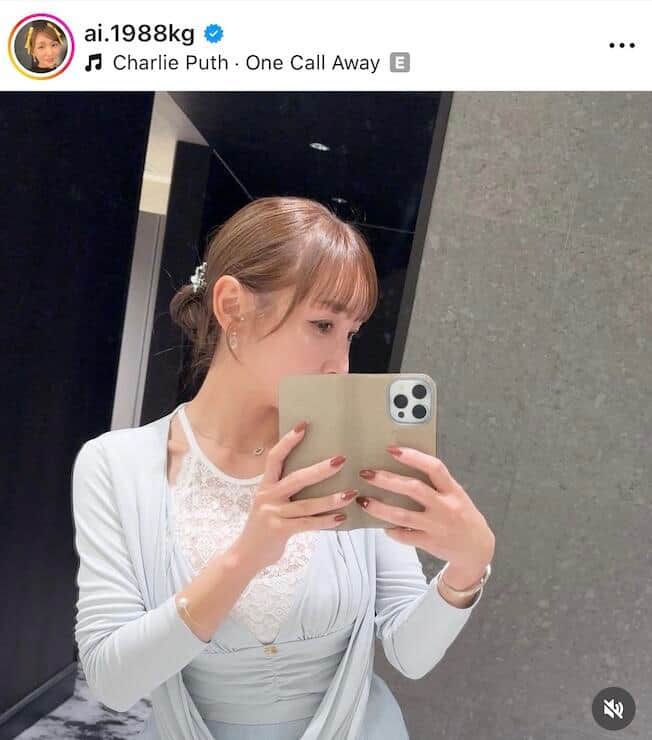 加護亜依さんのインスタグラム（＠ai.1988kg）より