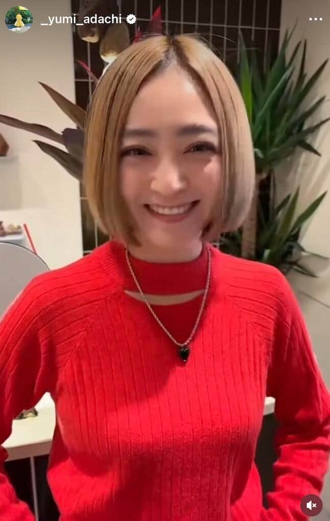 安達祐実さんのインスタグラム（＠_yumi_adachi）より
