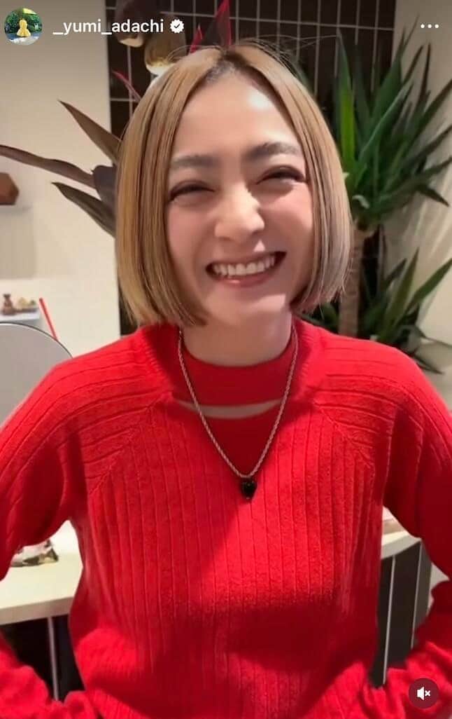 安達祐実さんのインスタグラム（＠_yumi_adachi）より