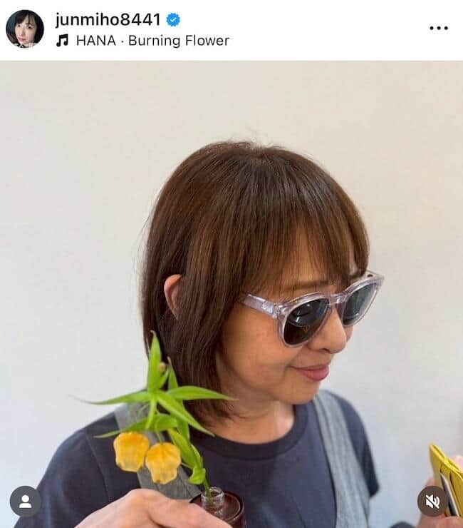 美保純さんのインスタグラム（＠junmiho8441）より