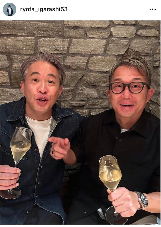 五十嵐亮太さんのインスタグラム（＠ryota_igarashi53）より