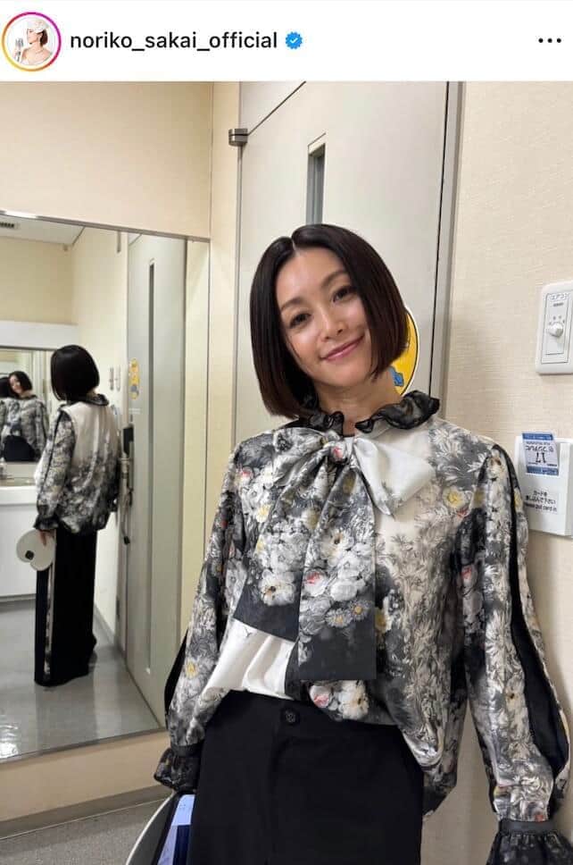 酒井法子さんのインスタグラム（＠noriko_sakai_official）より