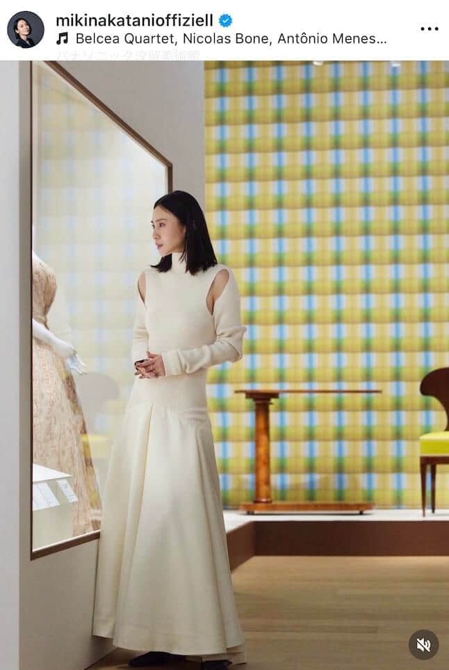 中谷美紀さんのインスタグラム（＠mikinakatanioffiziell）より