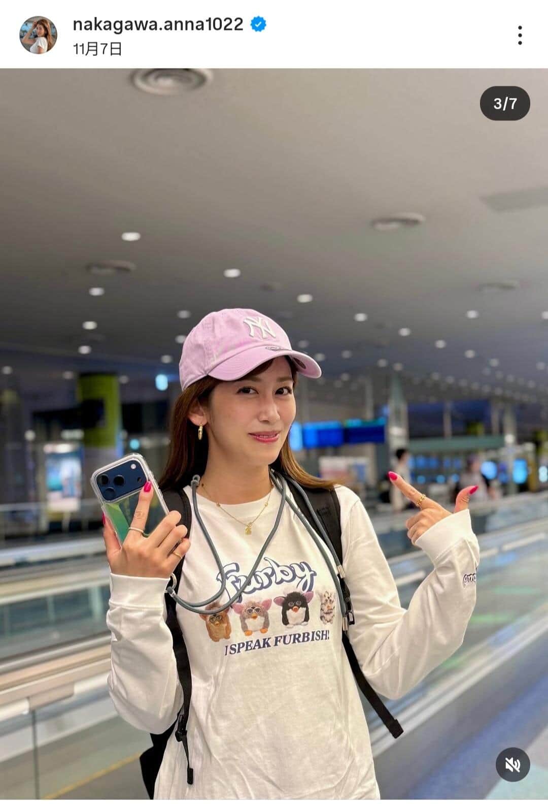 中川安奈さんのインスタグラム（＠nakagawa.anna1022）より