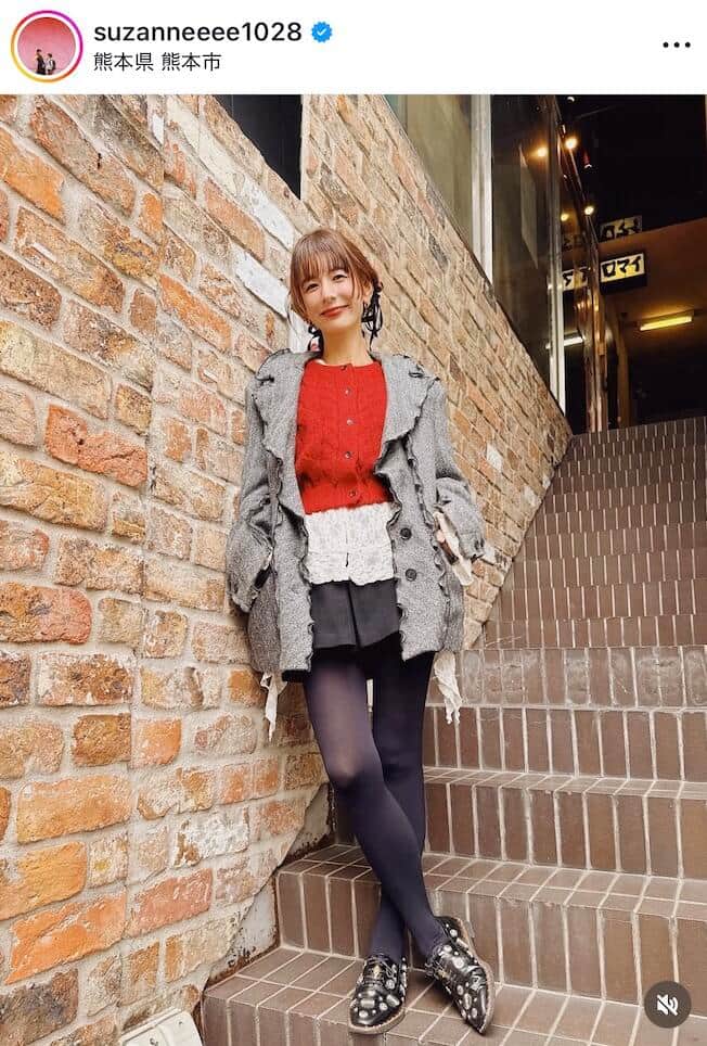 スザンヌさんのインスタグラム（＠suzanneeee1028）より