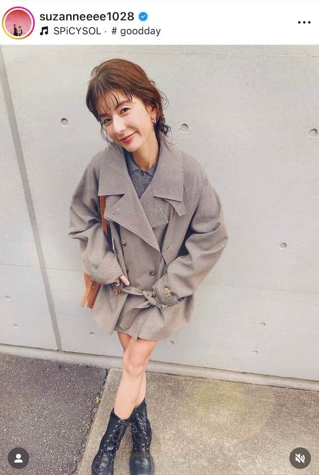 スザンヌさんのインスタグラム（＠suzanneeee1028）より