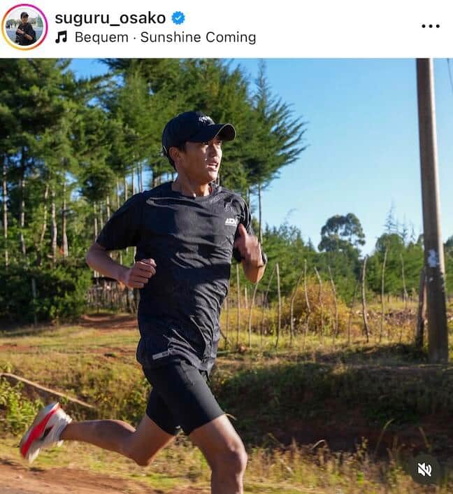 大迫傑選手のインスタグラム（＠suguru_osako）より