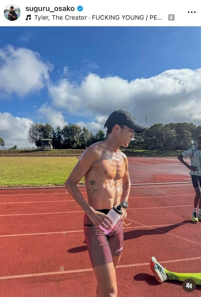 大迫傑選手のインスタグラム（＠suguru_osako）より