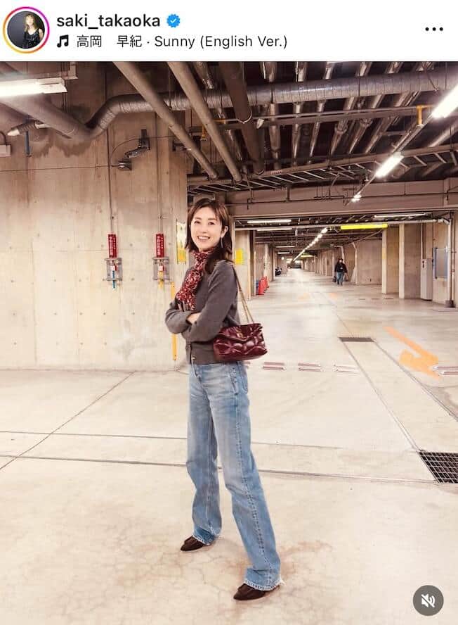 高岡早紀さんのインスタグラム（＠saki_takaoka）より