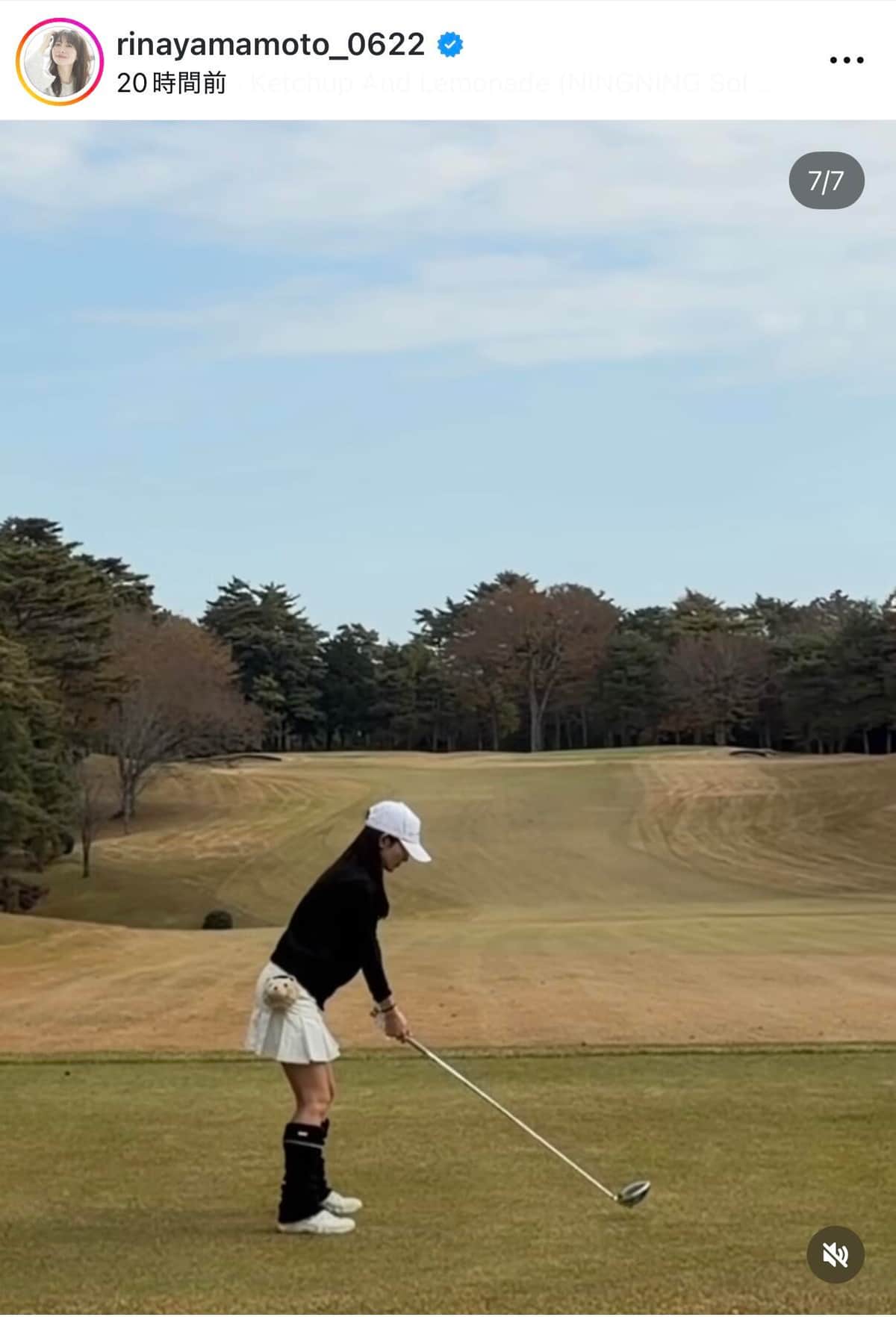 山本里菜さんのインスタグラム（＠rinayamamoto_0622）より
