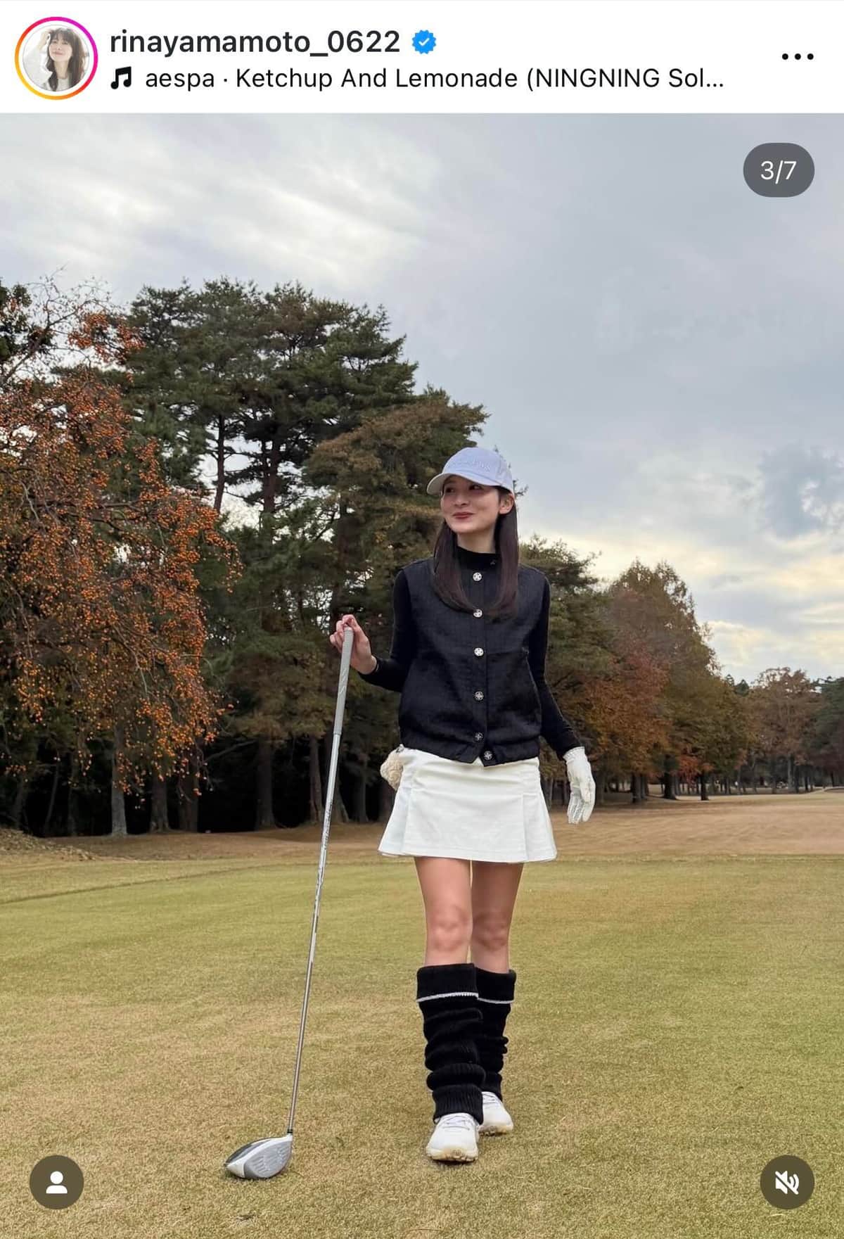 山本里菜さんのインスタグラム（＠rinayamamoto_0622）より
