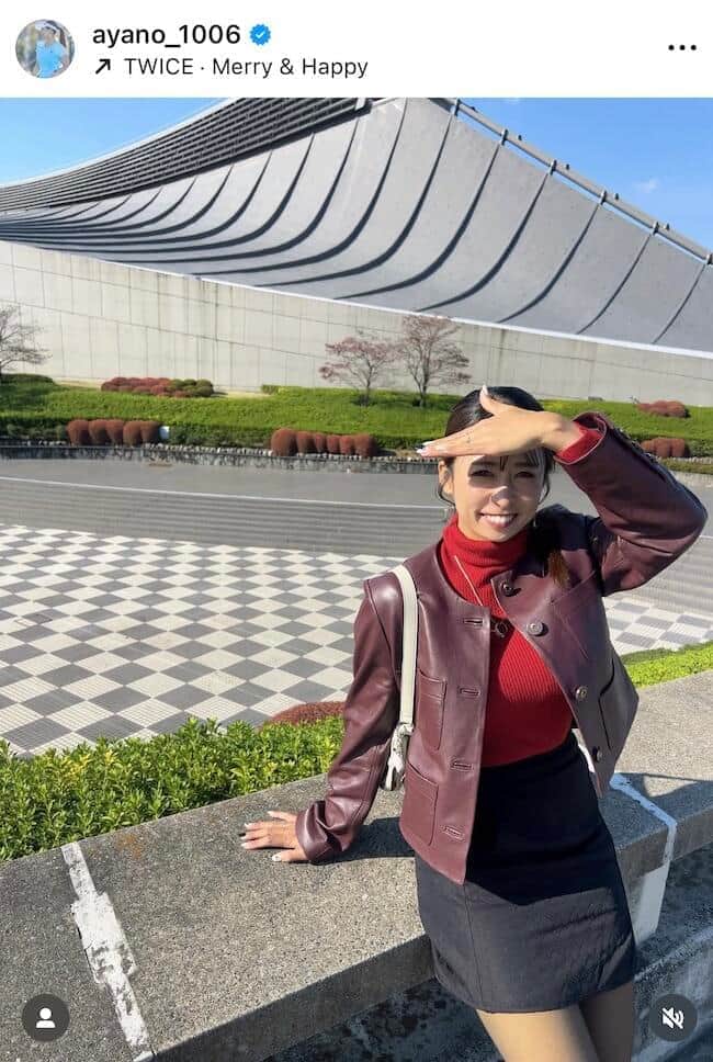 園田彩乃選手のインスタグラム（＠ayano_1006）より