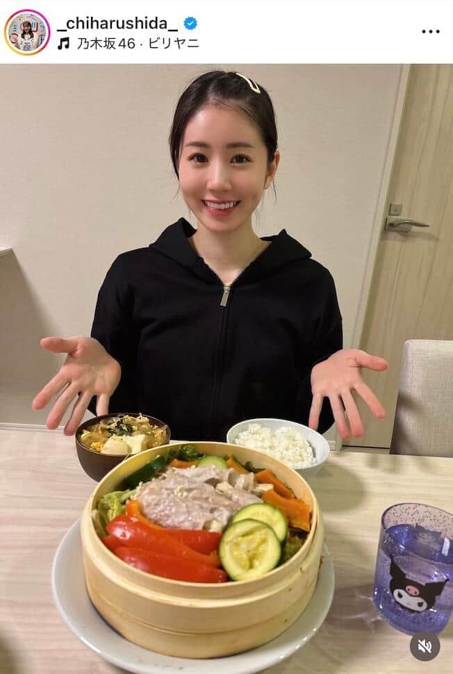 志田千陽選手のインスタグラム（＠_chiharushida_）より