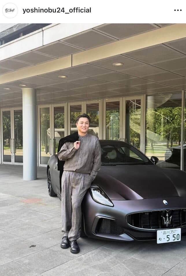 高橋由伸さんのインスタグラム（＠yoshinobu24_official）より