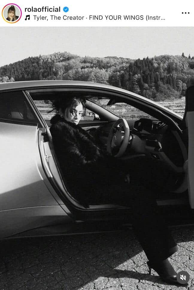 ローラさんのインスタグラム（＠rolaofficial）より