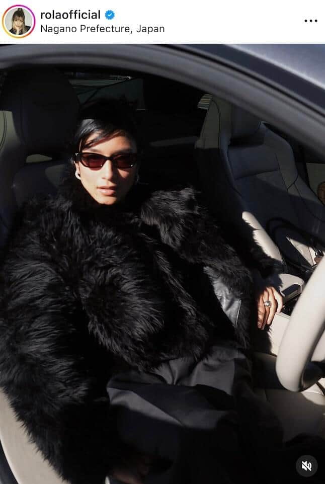 ローラさんのインスタグラム（＠rolaofficial）より