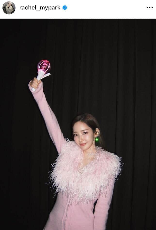 パク・ミニョンさんのインスタグラム（＠rachel_mypark）より