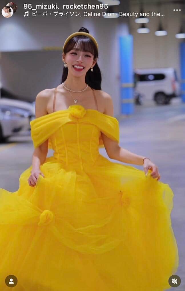 リン・シャンさんのインスタグラム（＠95_mizuki）より