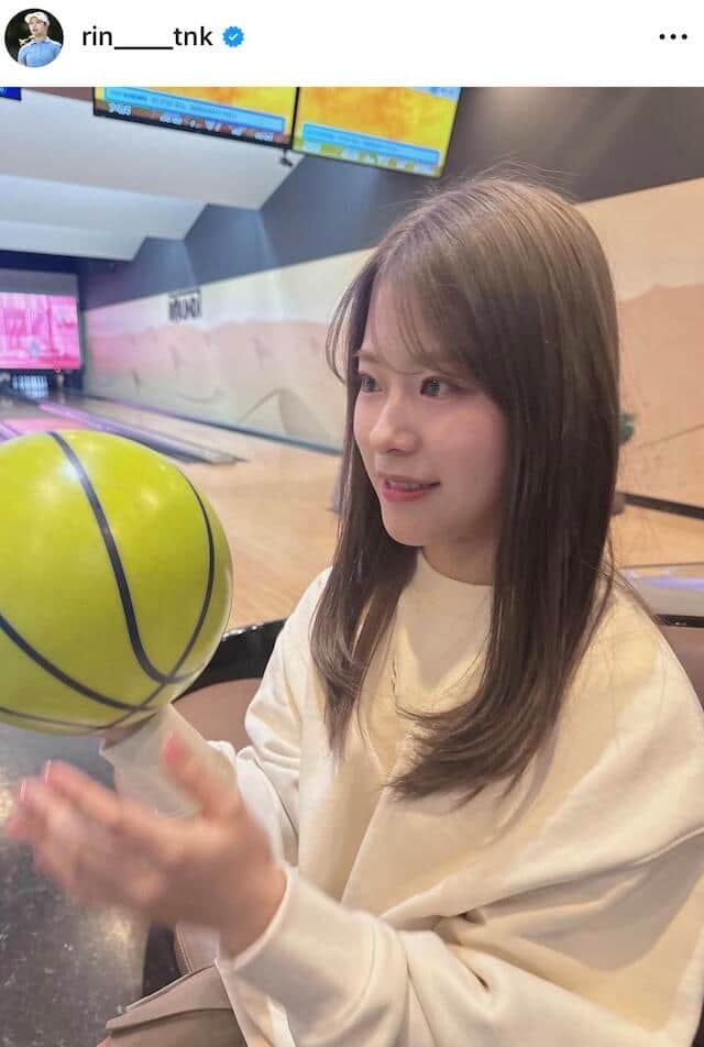 吉田鈴選手のインスタグラム（＠rin____tnk）より