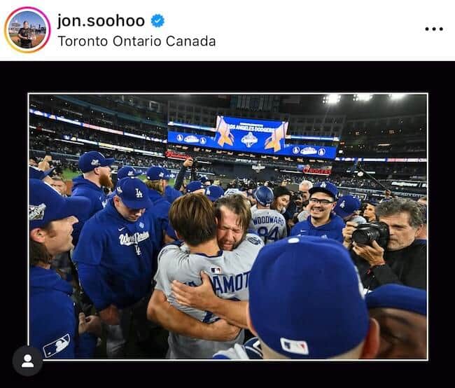 ジョン・スーフーさんのインスタグラム（＠jon.soohoo）より