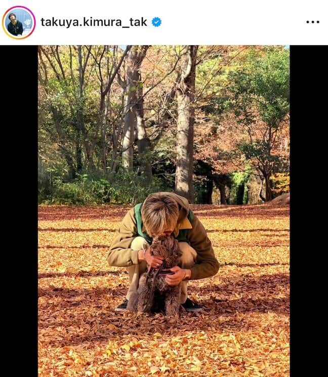 木村拓哉さんのインスタグラム（＠takuya.kimura_tak）より