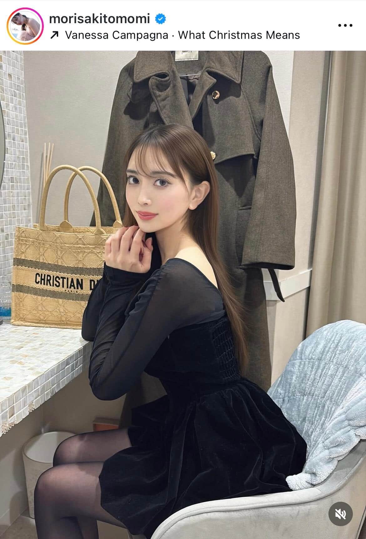 森咲智美さんのインスタグラム（＠morisakitomomi）より