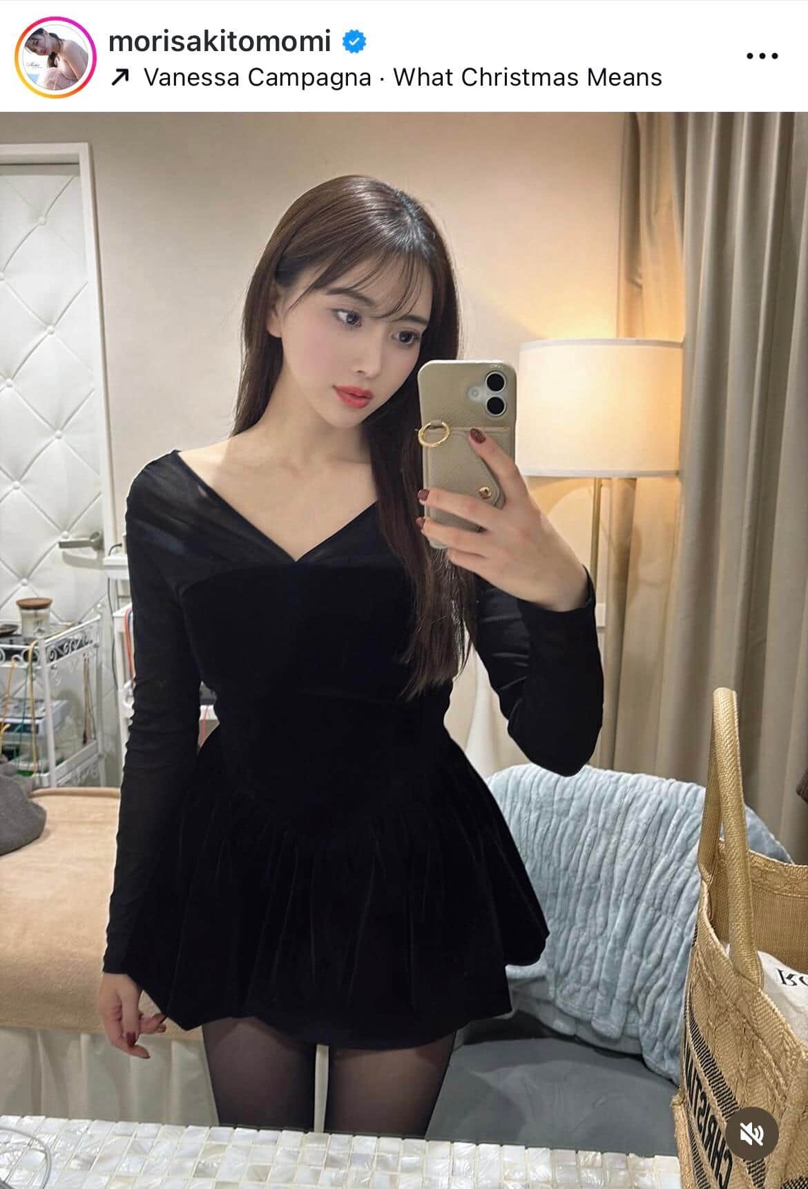 森咲智美さんのインスタグラム（＠morisakitomomi）より