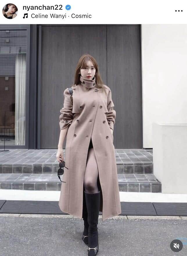 小嶋陽菜さんのインスタグラム（＠nyanchan22）より