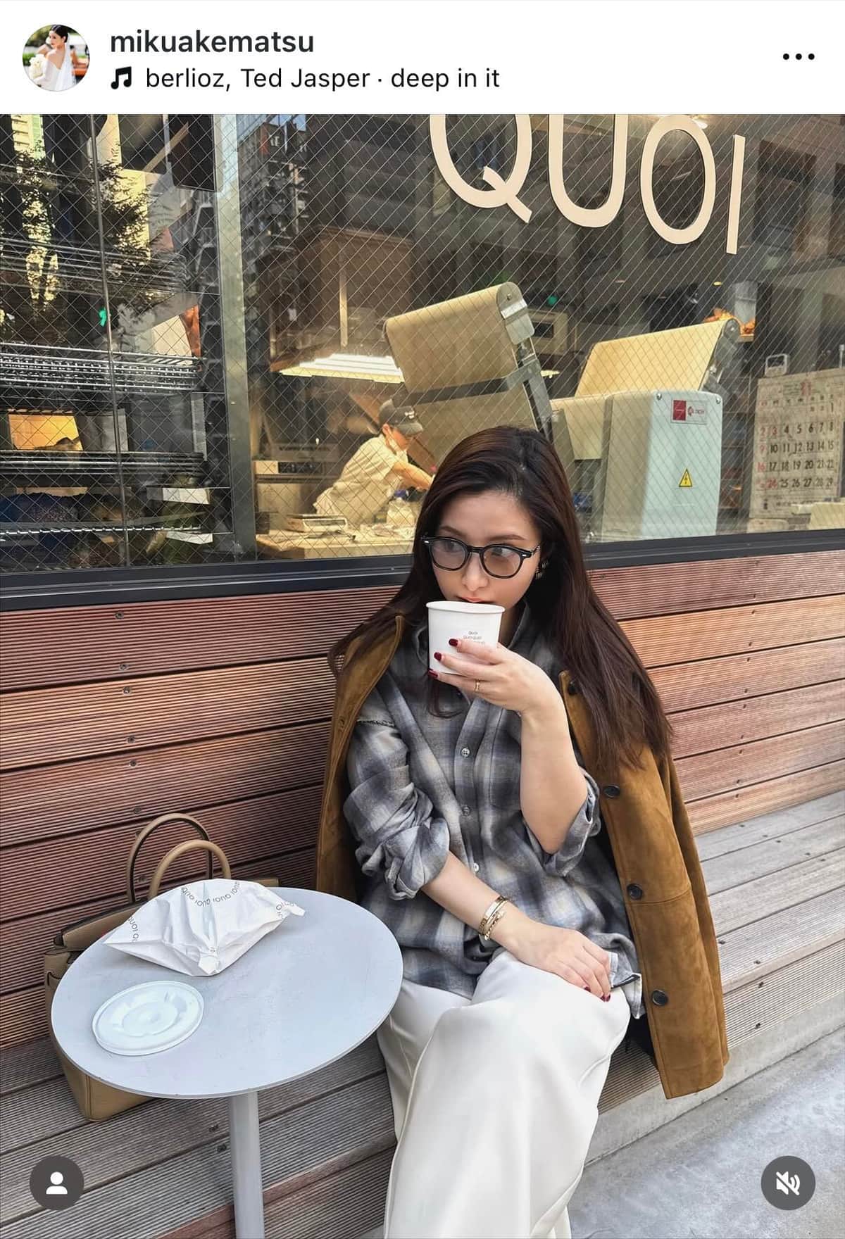 明松美玖さんのインスタグラム（＠mikuakematsu）より