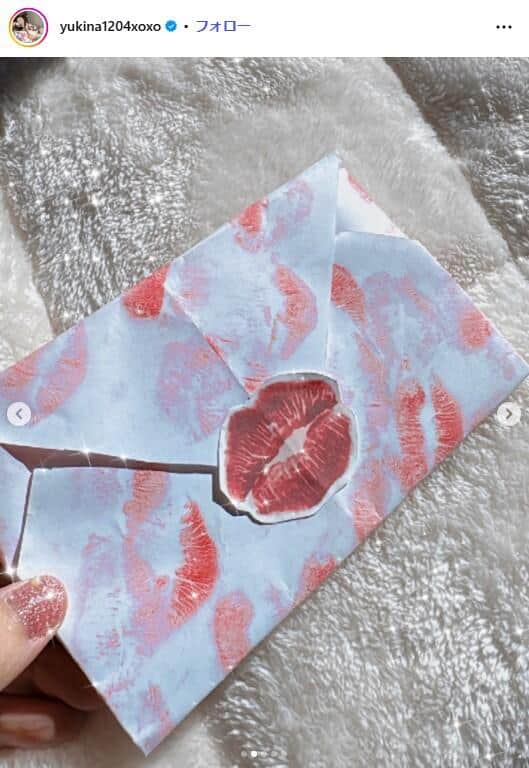 木下優樹菜さんのインスタグラム（＠yukina1204xoxo）より