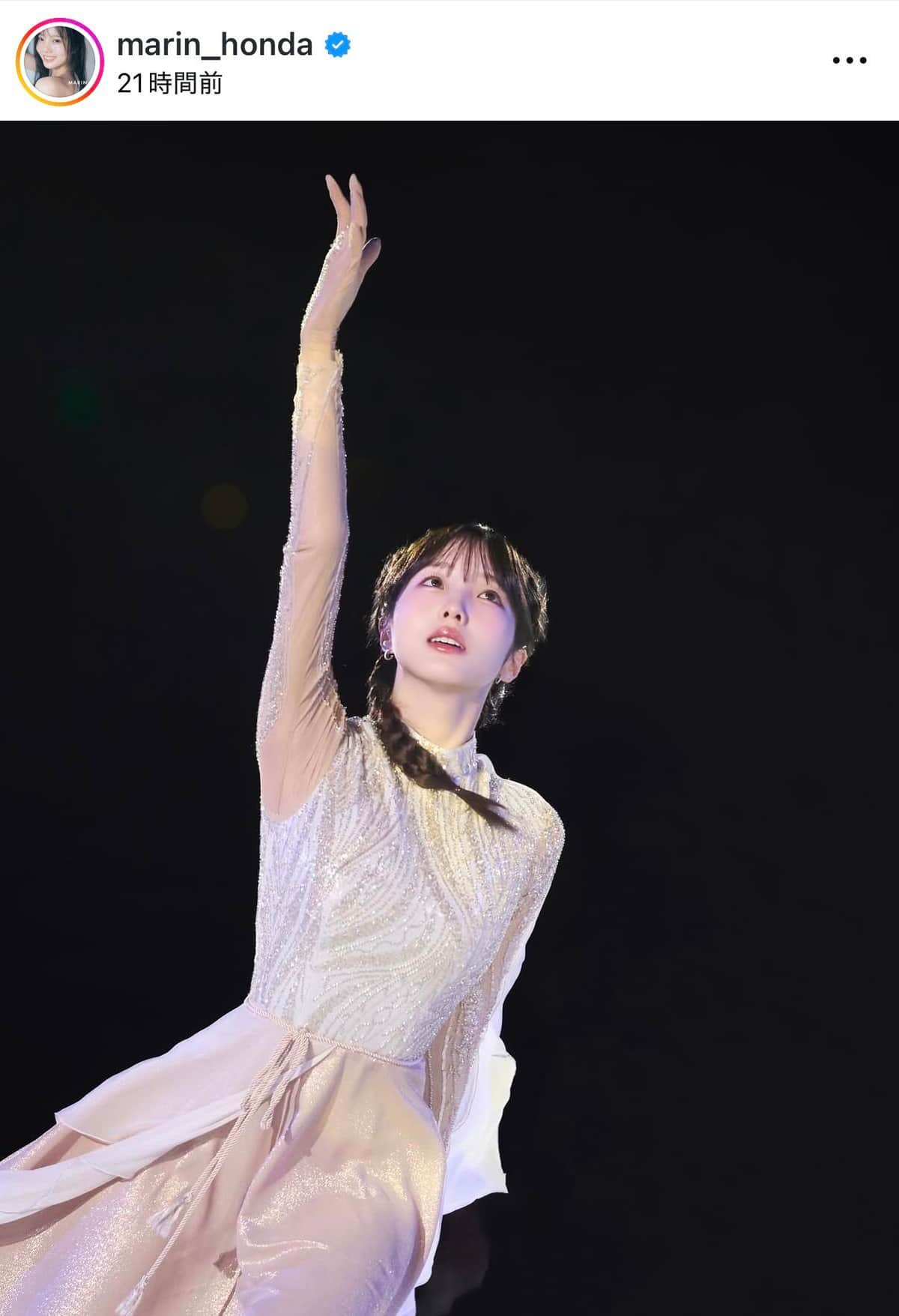 本田真凜さんのインスタグラム（＠marin_honda）より