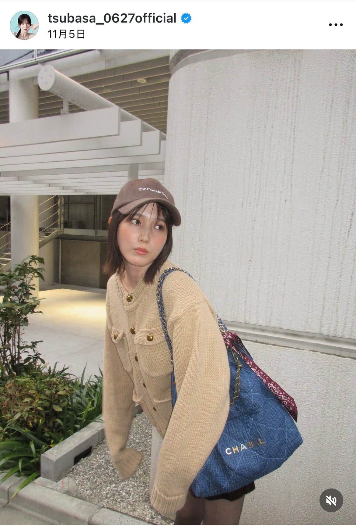 本田翼さんのインスタグラム（＠tsubasa_0627official）より