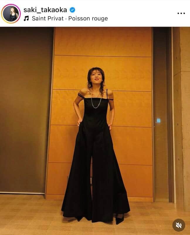 高岡早紀さんのインスタグラム（＠saki_takaoka）より