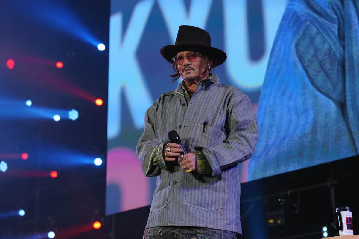 ジョニー・デップさんの右手小指の指輪が話題に。（C）2025 Tokyo comic con All rights reserved.