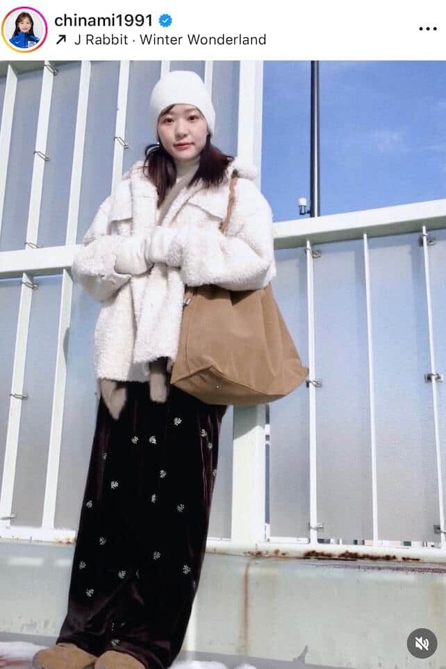 吉田知那美選手のインスタグラム（＠chinami1991）より