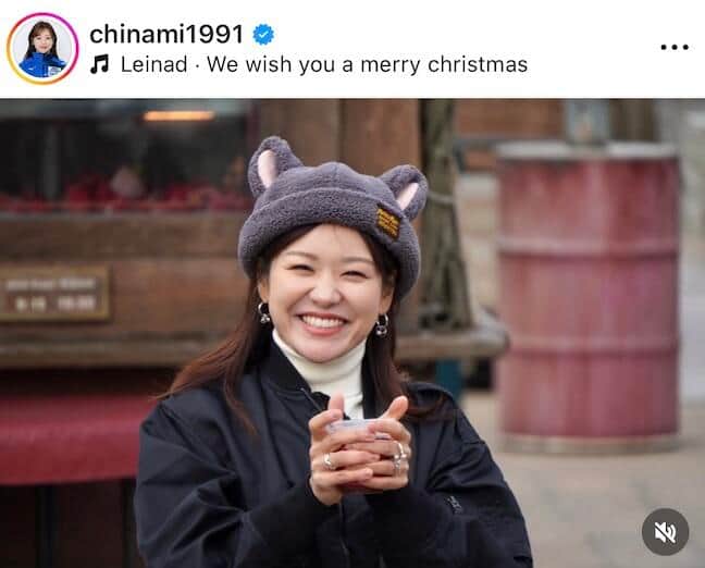 吉田知那美選手のインスタグラム（＠chinami1991）より