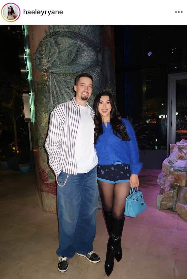 ヘイリー・スネルさんのインスタグラム（＠haeleyryane）より