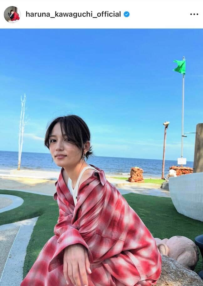 川口春奈さんのインスタグラム（＠haruna_kawaguchi_official）より
