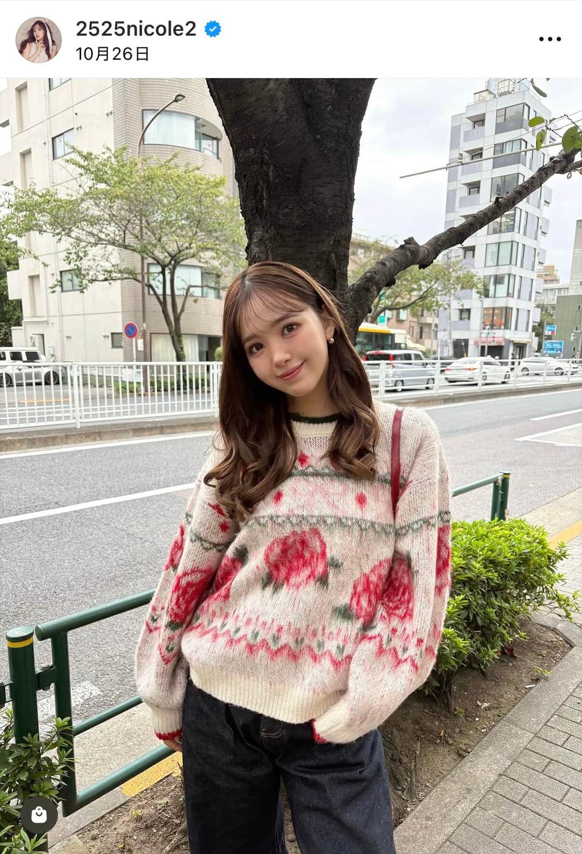 藤田ニコルさんのインスタグラム（＠2525nicole2）より