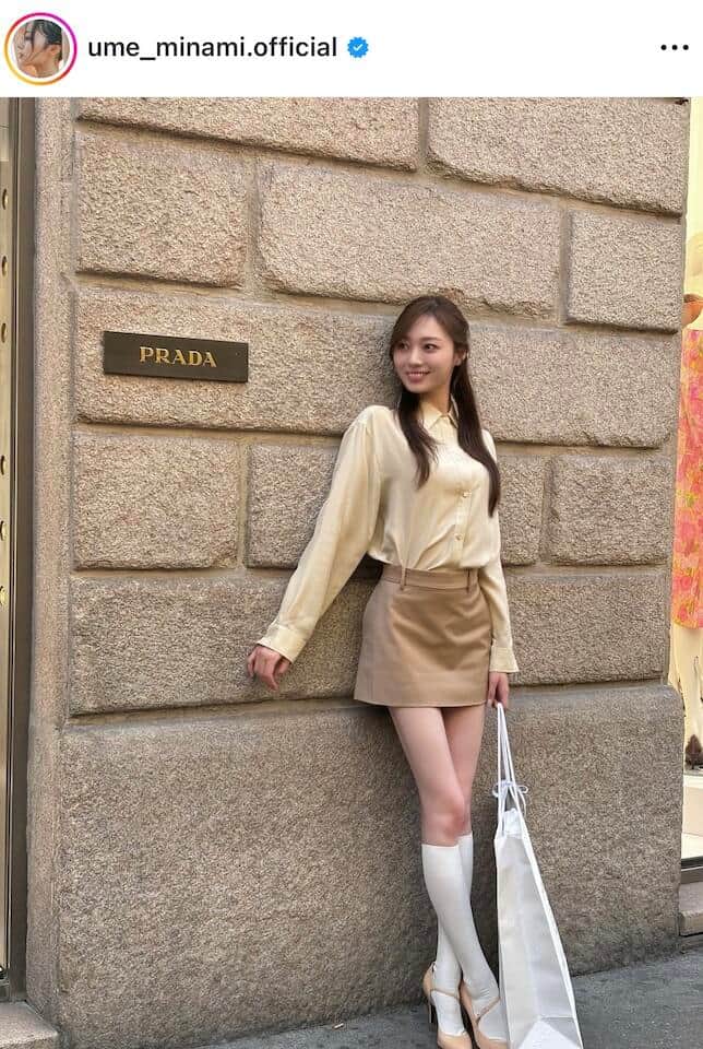 梅澤美波さんのインスタグラム（＠ume_minami.official）より