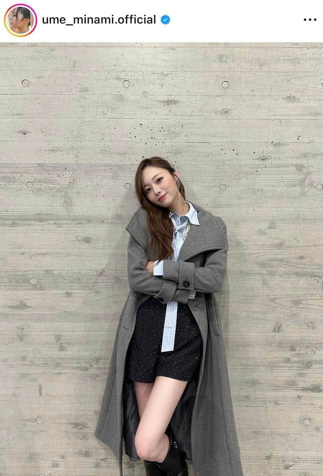 梅澤美波さんのインスタグラム（＠ume_minami.official）より