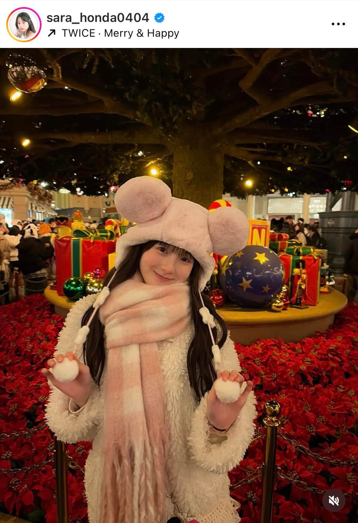 本田紗来さんのインスタグラム（＠sara_honda0404）より
